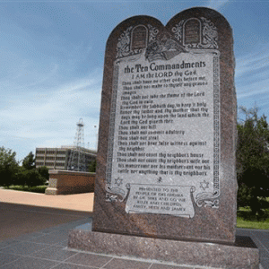 Oklahoma Ten Commandments Case