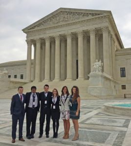 US Supreme Court with Interns
