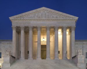The Supreme Court Building, seen here at dusk, is the seat of the Supreme Court of the United States and the Judicial Branch thereof.