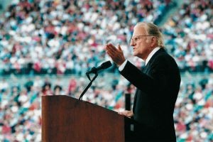 Editorial: From Billy Graham To Broom Closets: The Sudden Fall of Religious Speech in America