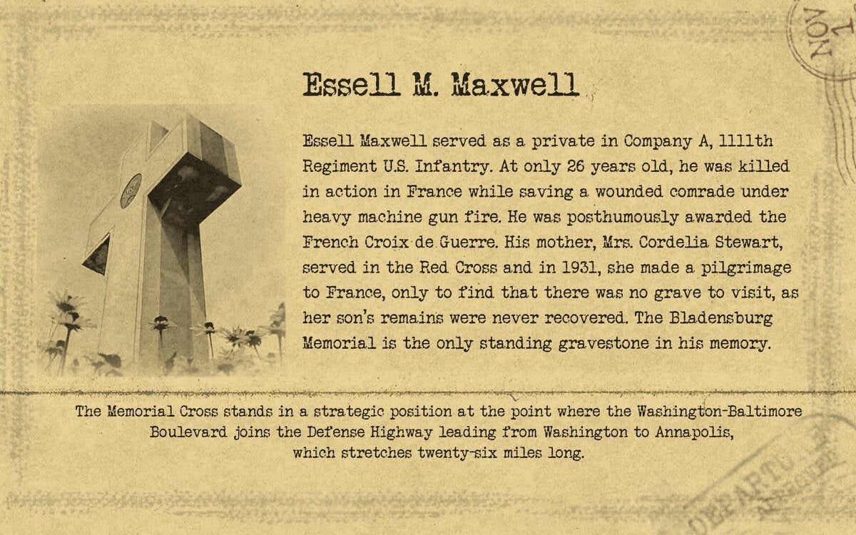 Bladensburg | Essel M Maxwell | First Liberty