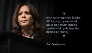 Senator Kamala Harris | Religious Test | First Liberty