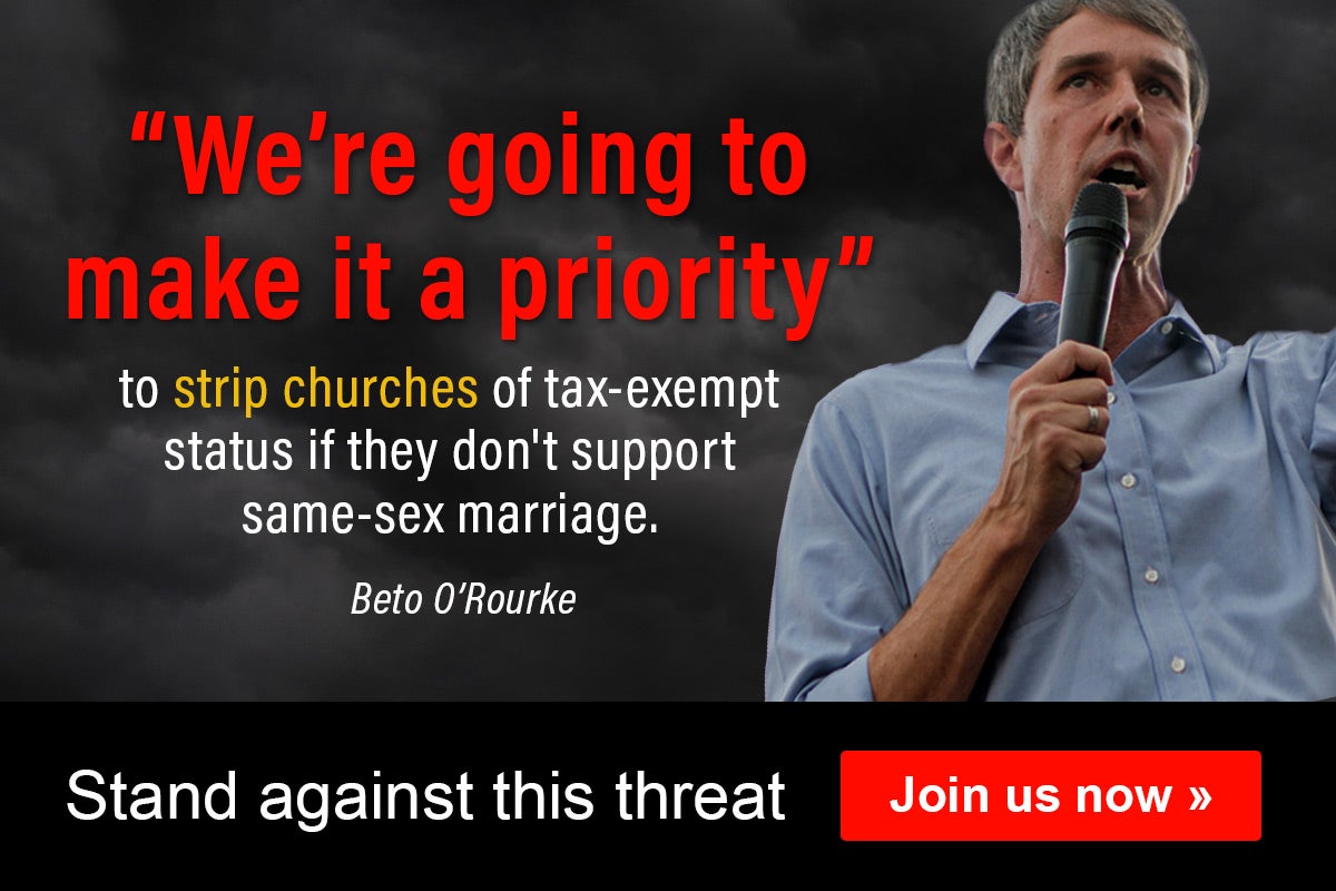 Beto ORourkes Threat to Religious Liberty photo