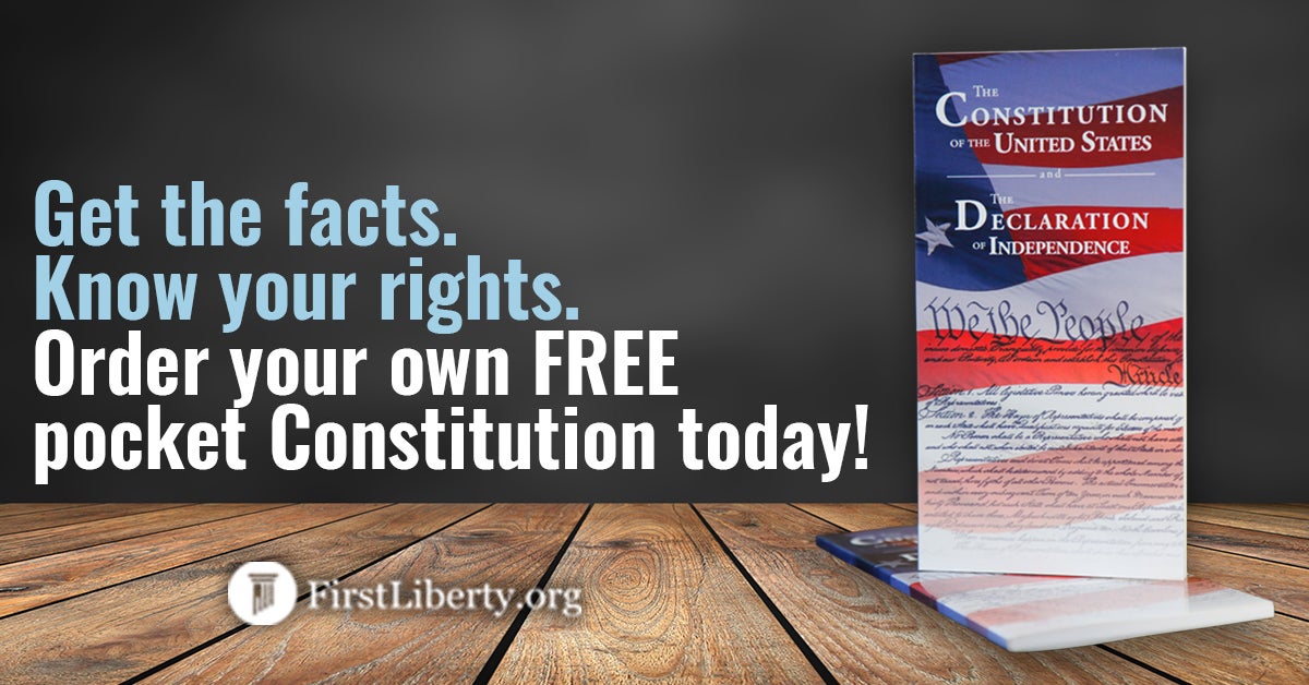 Pocket Constitution - First Liberty