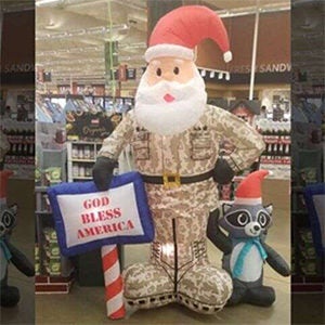 Military Santa | God Bless America | First Liberty