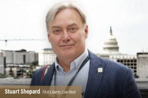 First Liberty Live Host Stuart Shepard