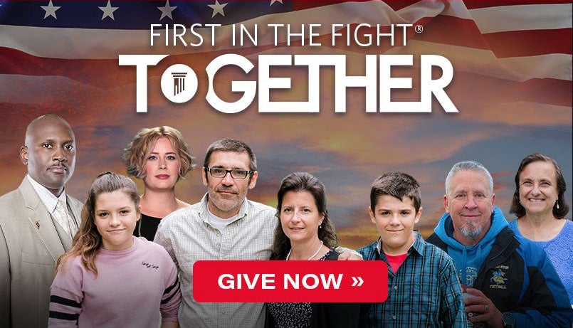 First In The Fight Together Banner