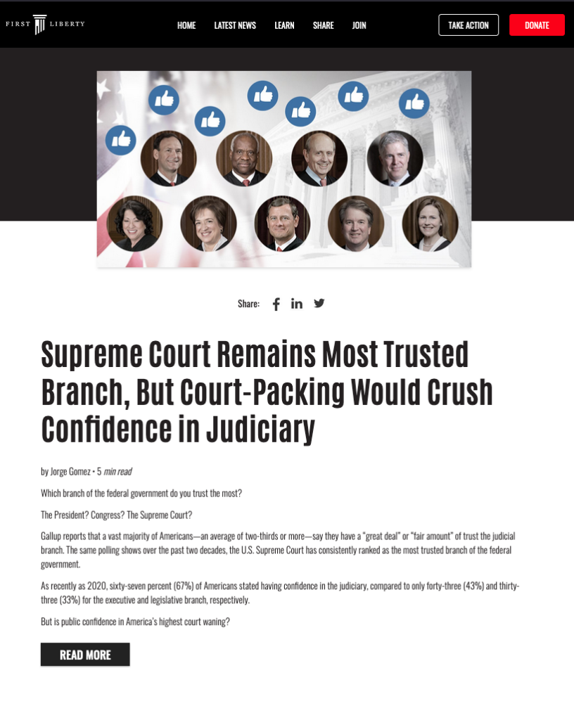 Supreme Coup Campaign First Liberty