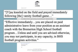 Coach Kennedy | BSD Suspension Letter | First Liberty