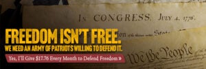 FLI Insider | Freedom Isn't Free | Give $17.76