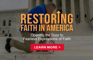Restoring Faith in America
