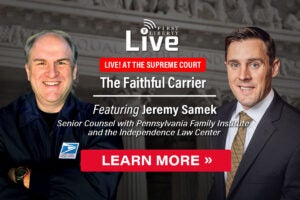 Groff Oral Argument | First Liberty Live | Popup A