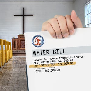 Church Water Tax | First Liberty Institute