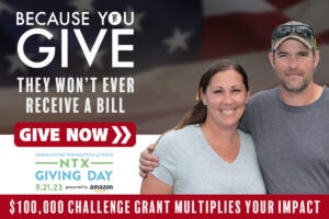 NTX Giving Day 2023 | Because You Give | Challenge Grant | Kleins