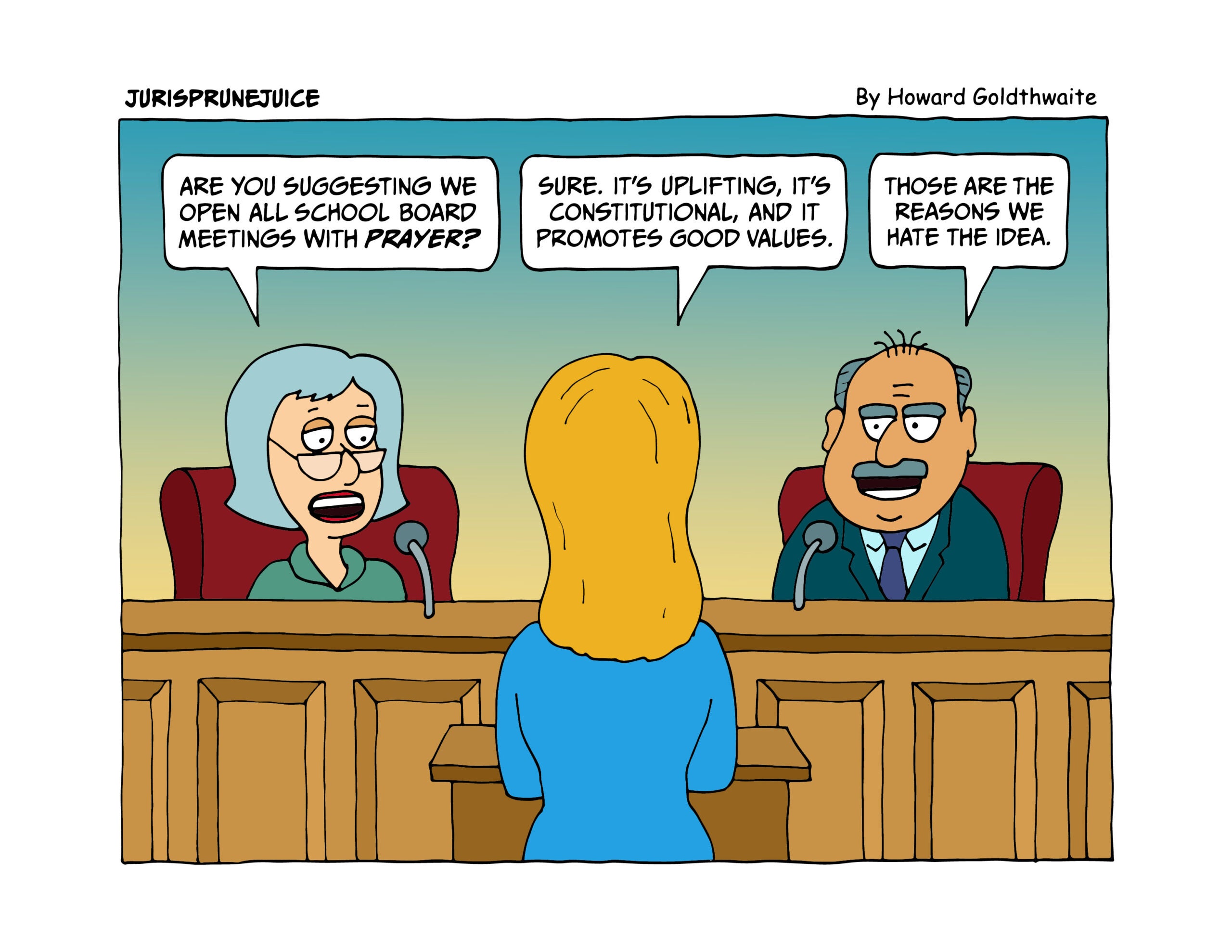 School Board Cartoon | First Liberty Insider