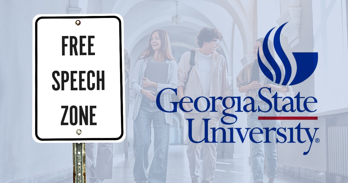 Georgia State University Limits Free Speech | First Liberty Institute