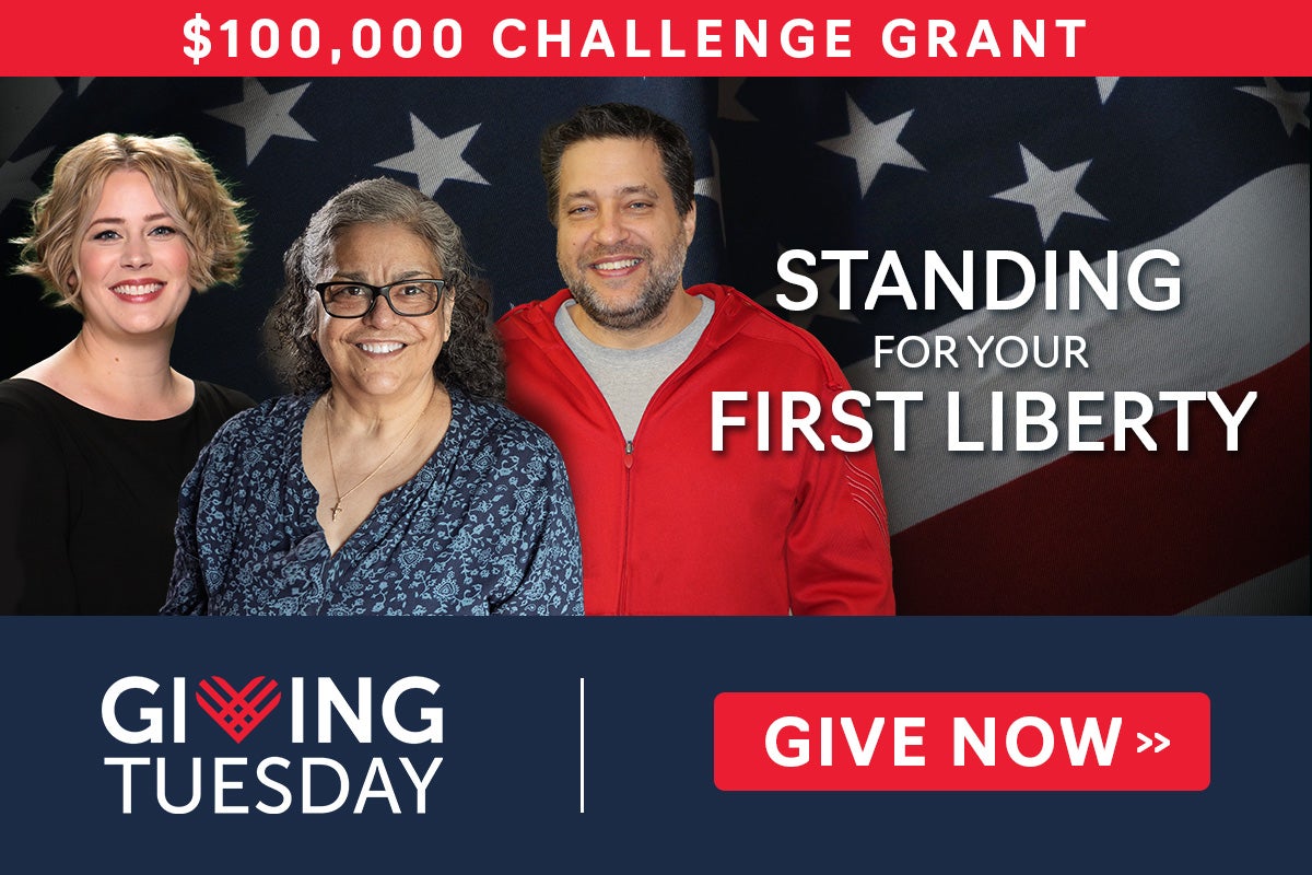 Giving Tuesday | $100K Challenge Grant | First Liberty