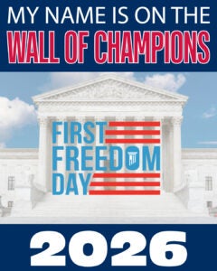 First Freedom Day Social Graphic
