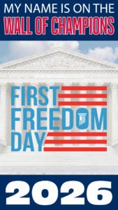 First Freedom Day Social Graphic