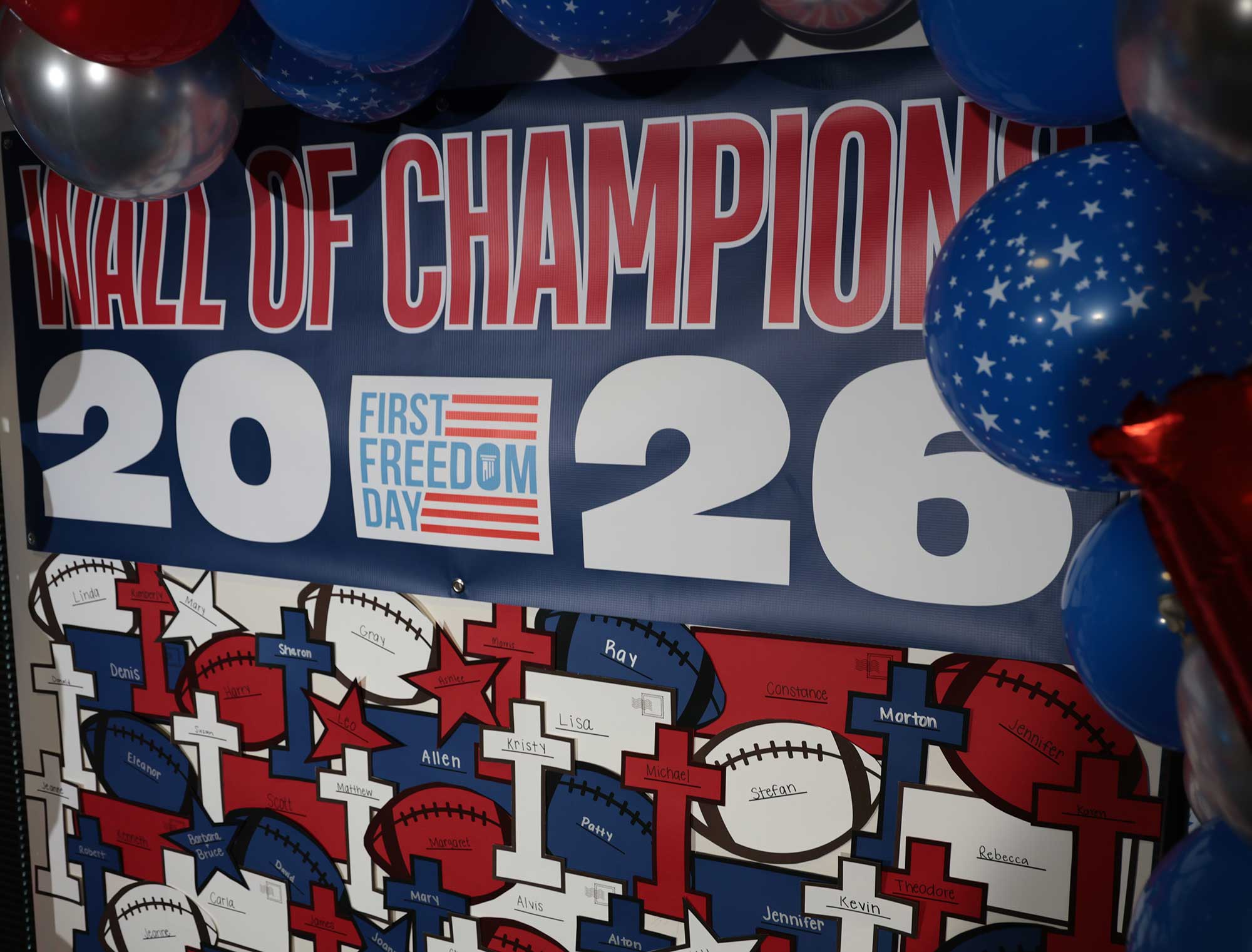 Wall of Champions | First Liberty