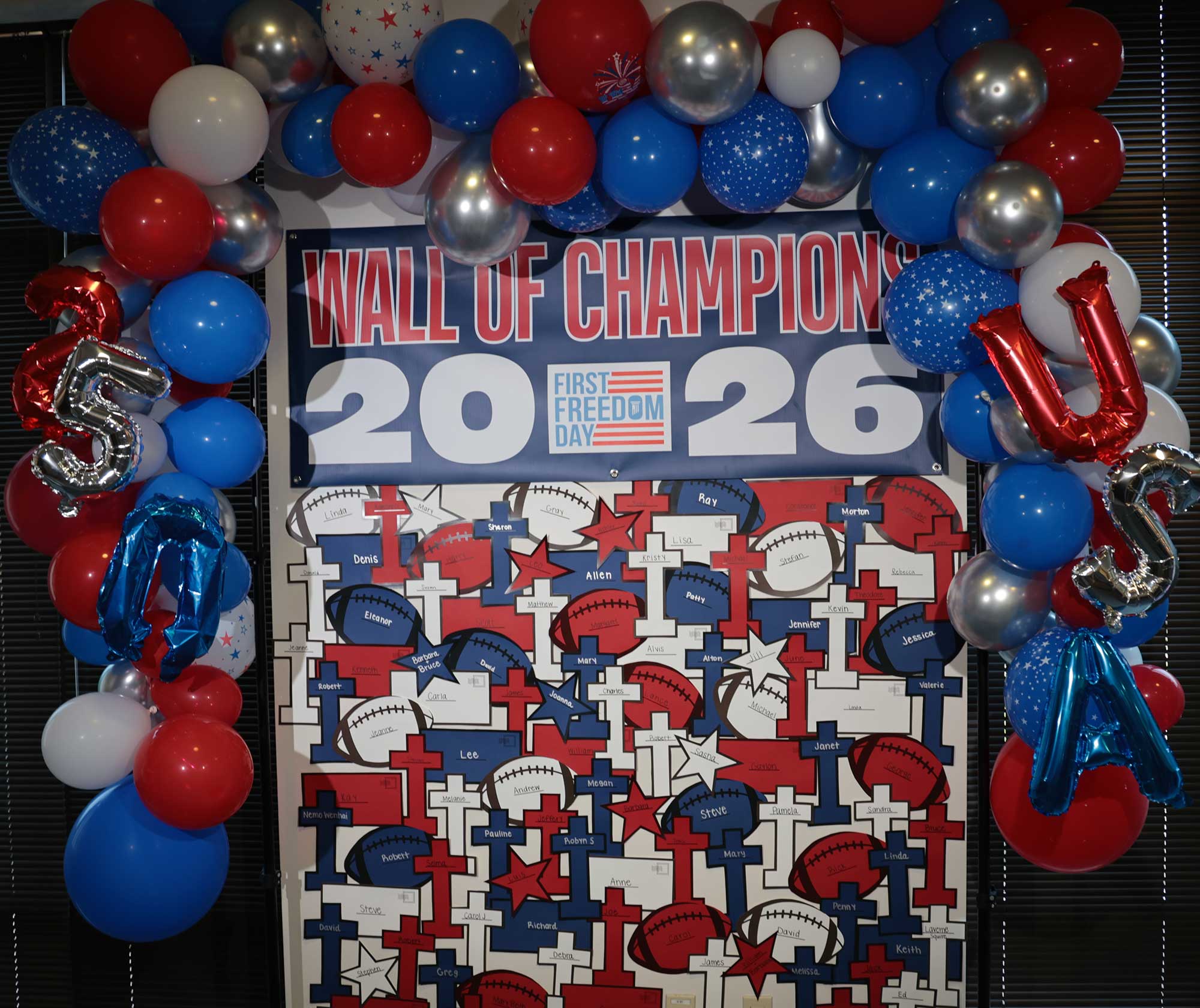 Wall of Champions | First Liberty
