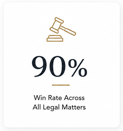 90% Win Rate Across All Legal Matters | First Liberty
